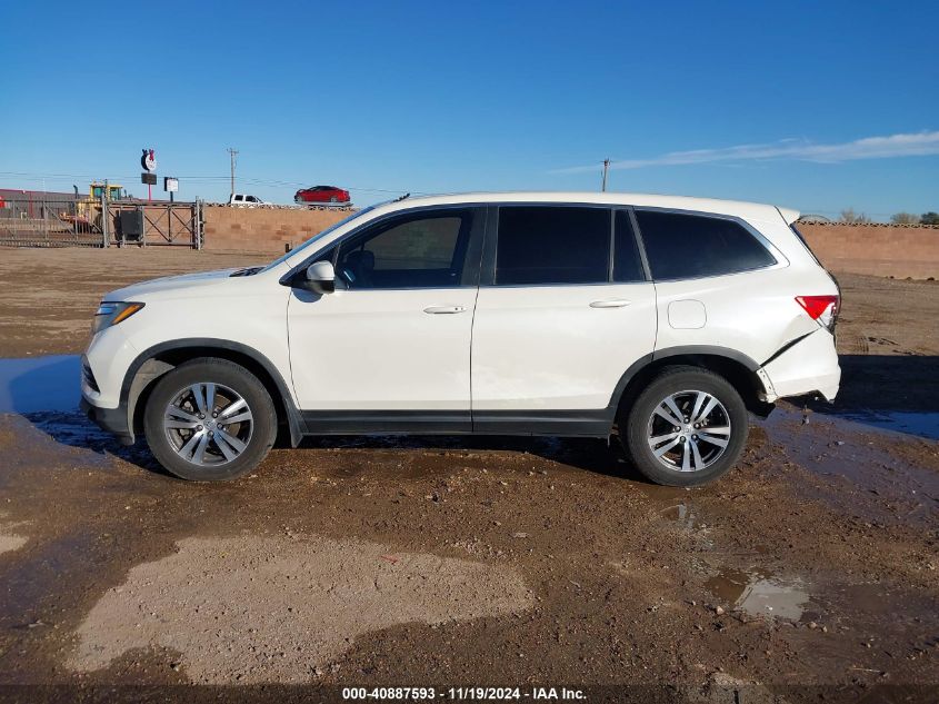 2016 Honda Pilot Ex-L VIN: 5FNYF6H89GB097662 Lot: 40887593