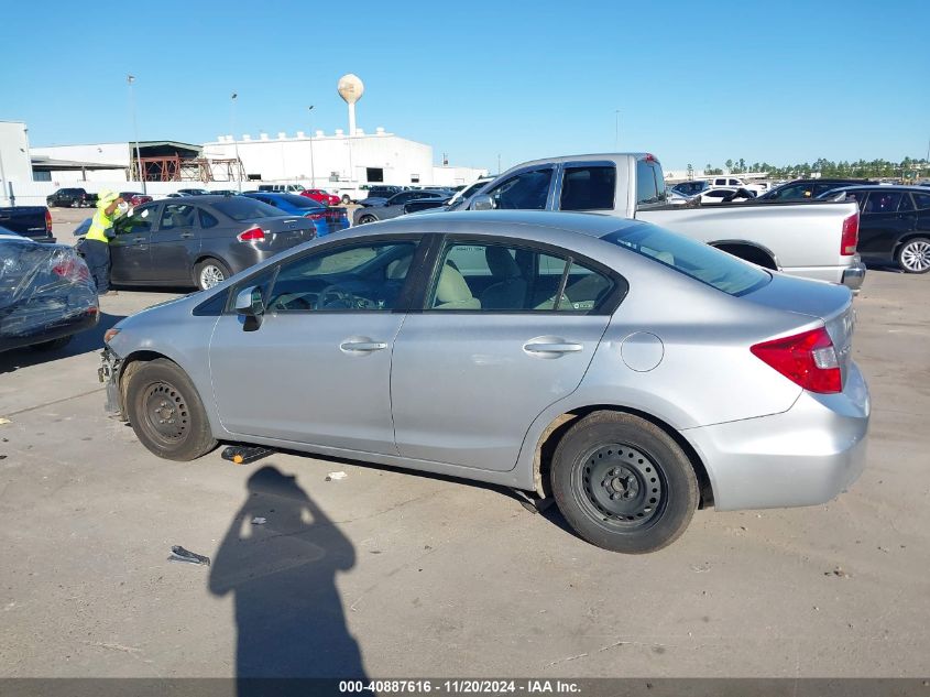 2012 Honda Civic Lx VIN: 19XFB2F53CE323411 Lot: 40887616