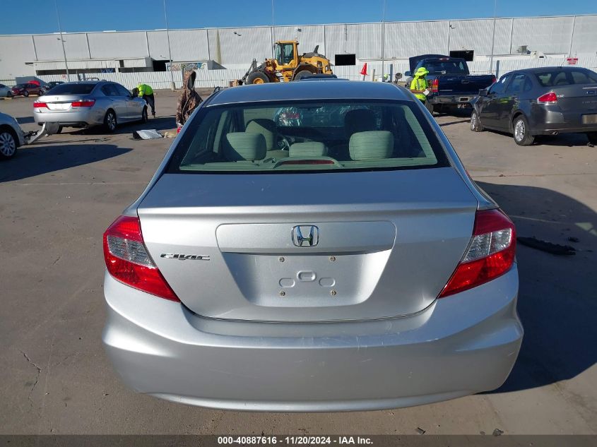 2012 Honda Civic Lx VIN: 19XFB2F53CE323411 Lot: 40887616