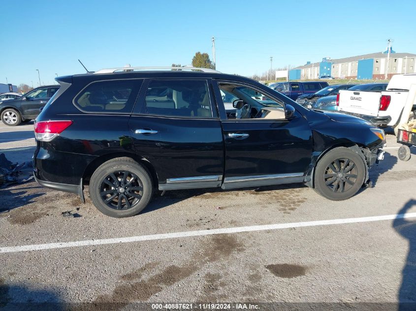 2014 Nissan Pathfinder Sl VIN: 5N1AR2MM3EC607529 Lot: 40887621