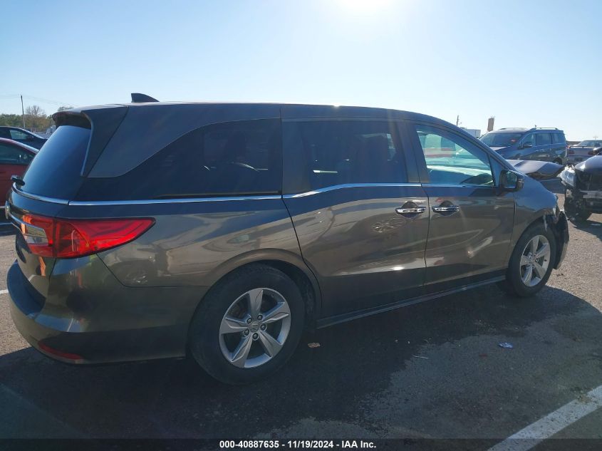 2019 Honda Odyssey Ex-L VIN: 5FNRL6H79KB017435 Lot: 40887635