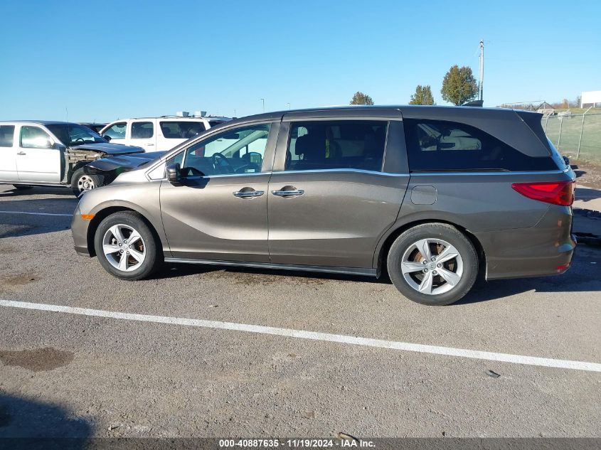 2019 Honda Odyssey Ex-L VIN: 5FNRL6H79KB017435 Lot: 40887635