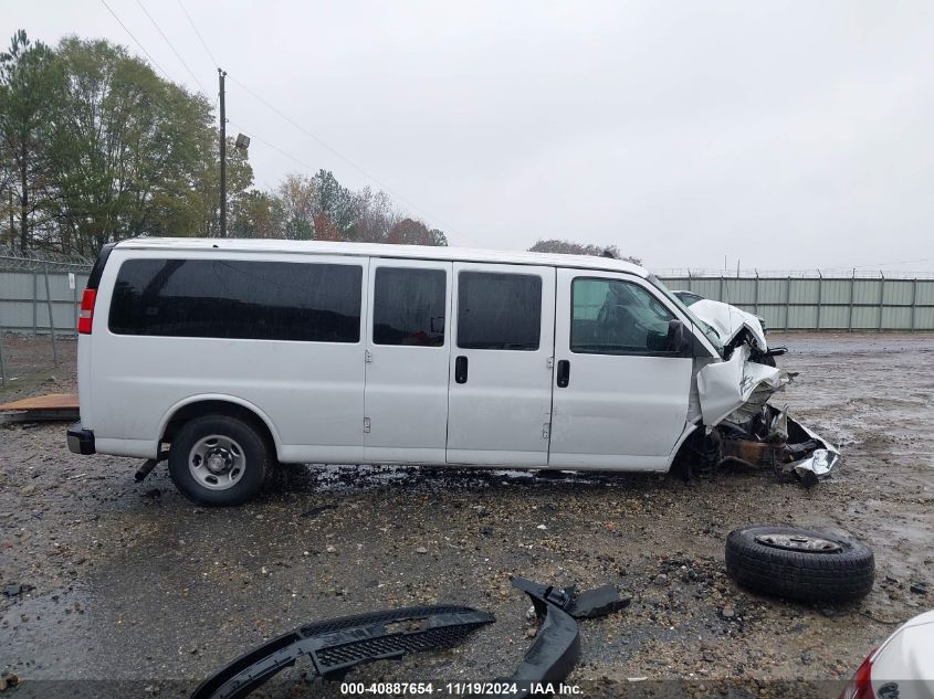 2020 Chevrolet Express Passenger Rwd 3500 Extended Wheelbase Lt VIN: 1GAZGPFG9L1192400 Lot: 40887654