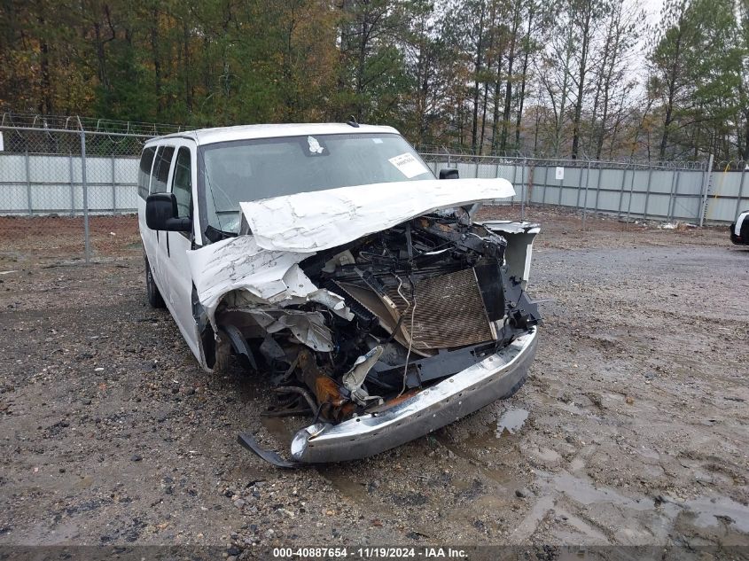 2020 Chevrolet Express Passenger Rwd 3500 Extended Wheelbase Lt VIN: 1GAZGPFG9L1192400 Lot: 40887654