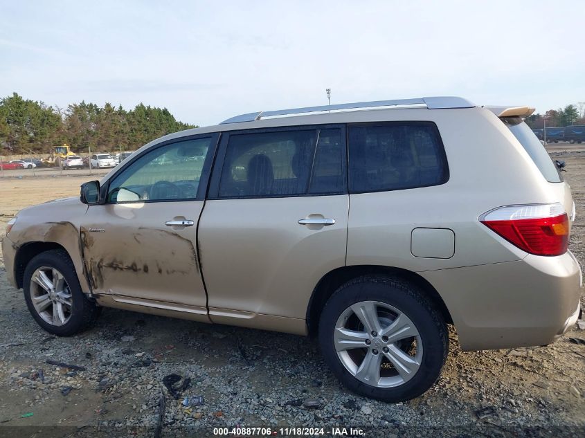 2008 Toyota Highlander Limited VIN: JTEES42A482096157 Lot: 40887706