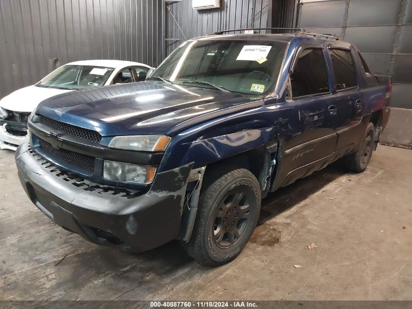 2002 Chevrolet Avalanche 1500 VIN: 3GNEK13T72G122341 Lot: 40887760