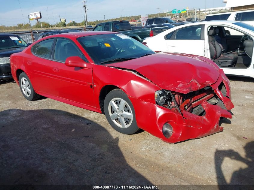 2007 Pontiac Grand Prix VIN: 2G2WP552X71168230 Lot: 40887778