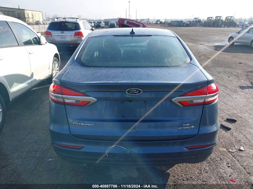 2019 Ford Fusion Hybrid Se VIN: 3FA6P0LU9KR147561 Lot: 40887786