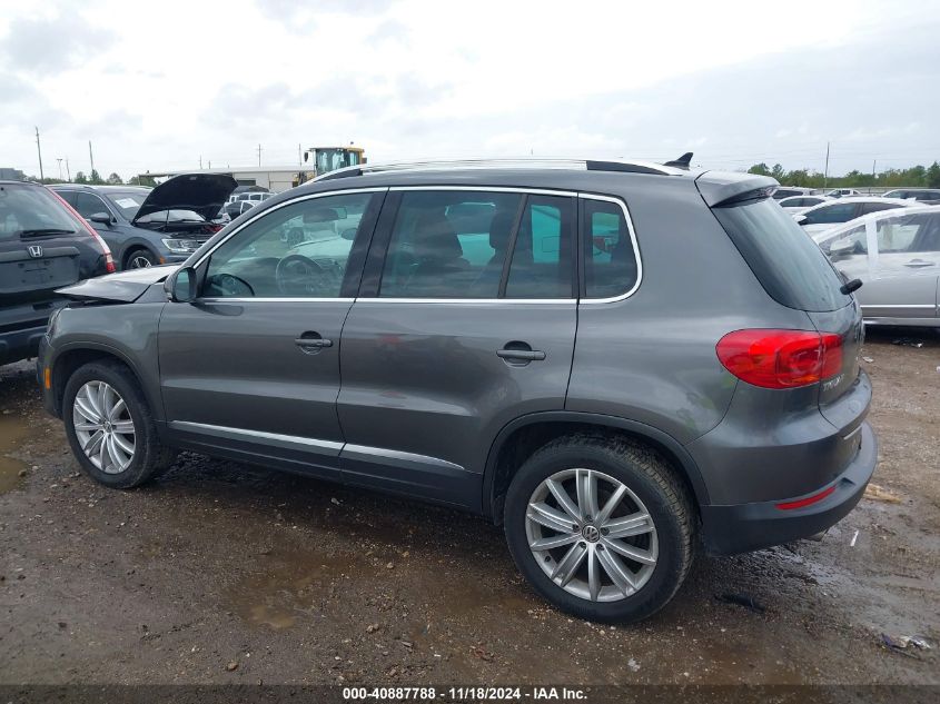 2015 Volkswagen Tiguan Sel VIN: WVGAV7AX3FW599214 Lot: 40887788