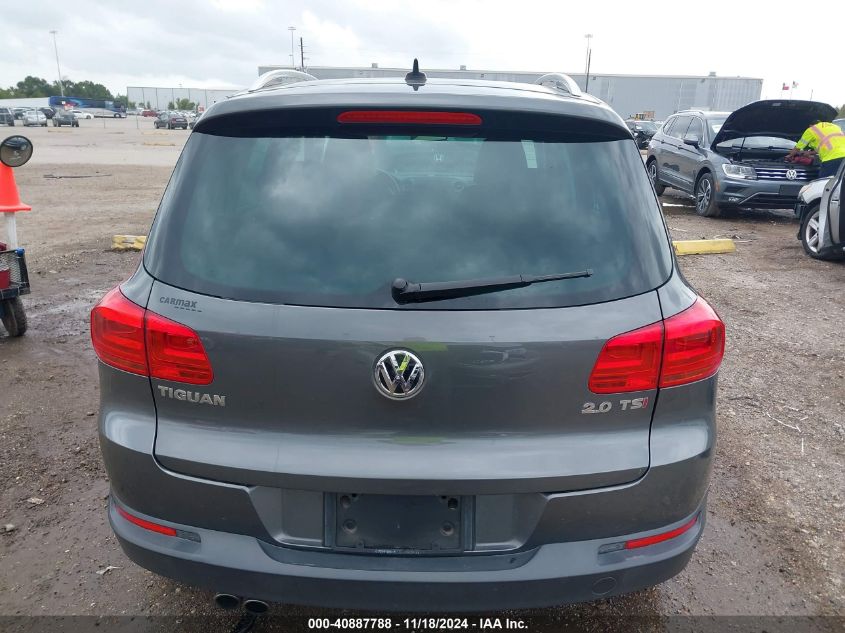 2015 Volkswagen Tiguan Sel VIN: WVGAV7AX3FW599214 Lot: 40887788