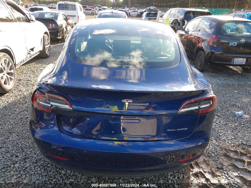 2018 Tesla Model 3 Long Range/Performance VIN: 5YJ3E1EB3JF185520 Lot: 40887808