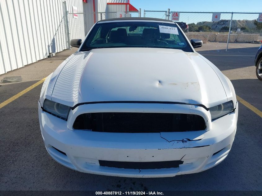 2013 Ford Mustang V6 VIN: 1ZVBP8EM4D5276122 Lot: 40887812