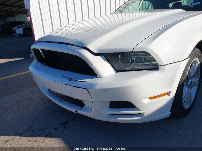 2013 Ford Mustang V6 VIN: 1ZVBP8EM4D5276122 Lot: 40887812