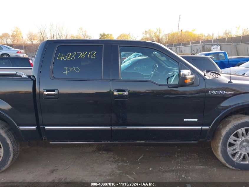 2013 FORD F-150 PLATINUM - 1FTFW1ET6DFC42800