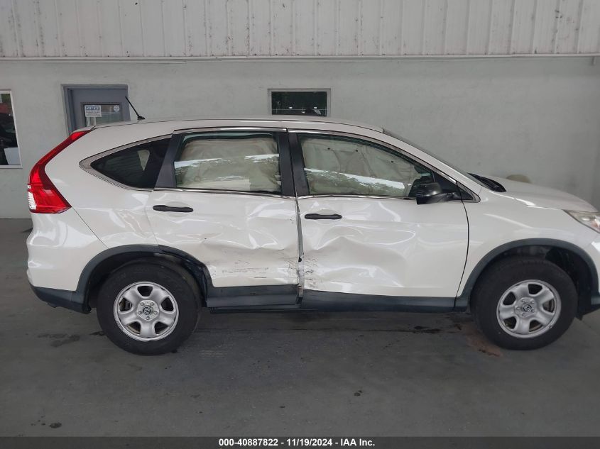 2016 Honda Cr-V Lx VIN: 5J6RM4H38GL074500 Lot: 40887822