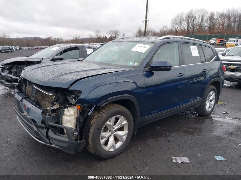 2019 Volkswagen Atlas 3.6L V6 Se VIN: 1V2LR2CAXKC566105 Lot: 40887862