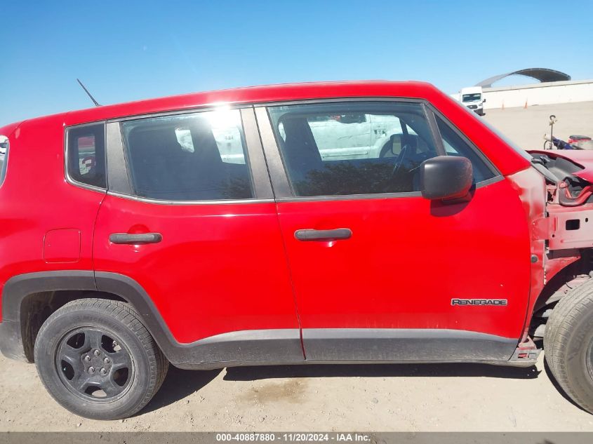 2017 Jeep Renegade Sport Fwd VIN: ZACCJAAB3HPF14009 Lot: 40887880