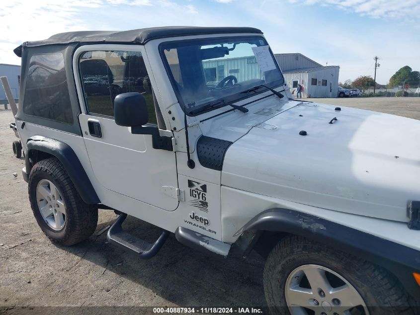 2004 Jeep Wrangler X VIN: 1J4FA39S74P715927 Lot: 40887934