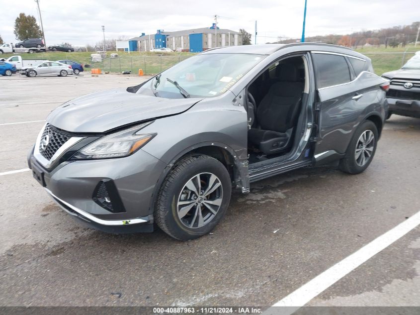 2021 Nissan Murano Sv Intelligent Awd VIN: 5N1AZ2BS4MC108173 Lot: 40887963