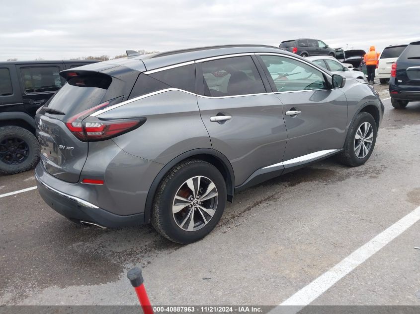 2021 Nissan Murano Sv Intelligent Awd VIN: 5N1AZ2BS4MC108173 Lot: 40887963