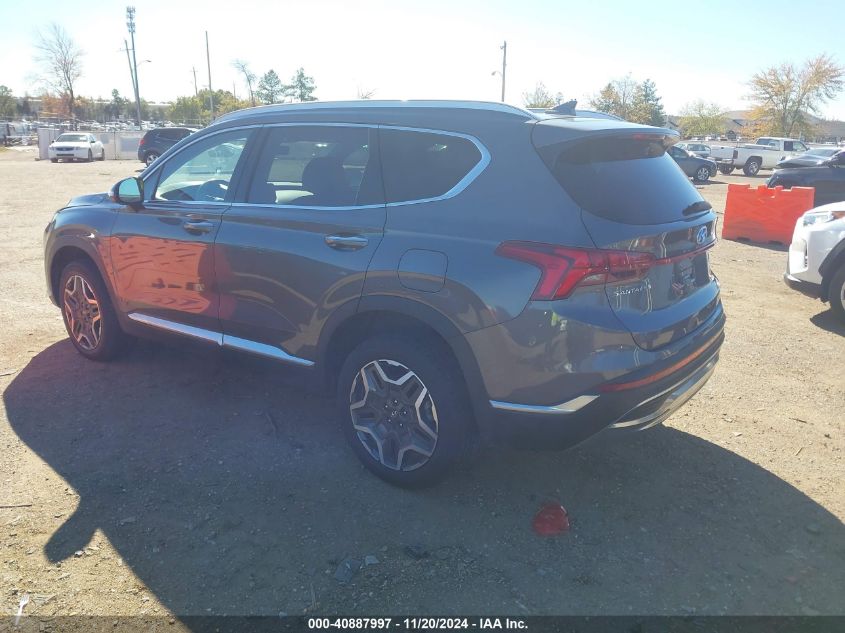 2022 Hyundai Santa Fe Hybrid Sel Premium VIN: KM8S3DA1XNU052245 Lot: 40887997