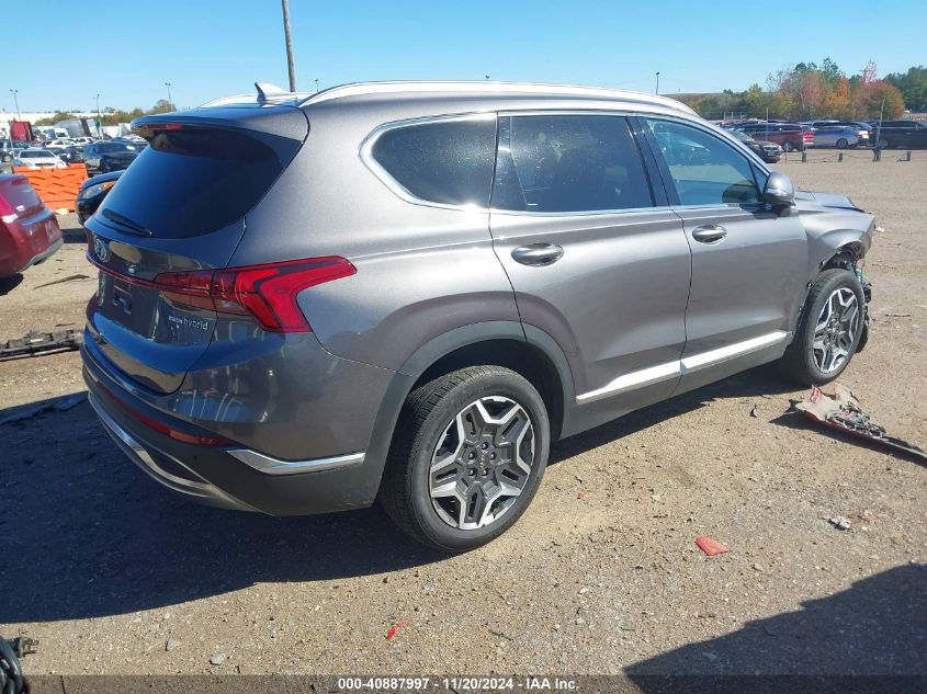 2022 Hyundai Santa Fe Hybrid Sel Premium VIN: KM8S3DA1XNU052245 Lot: 40887997