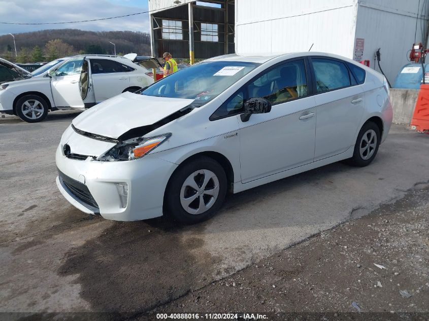 2014 Toyota Prius Two VIN: JTDKN3DUXE0382327 Lot: 40888016