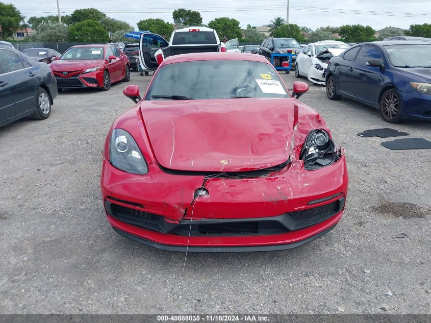 VIN WP0AB2A80JK279454 2018 Porsche 718 Cayman, Gts no.13