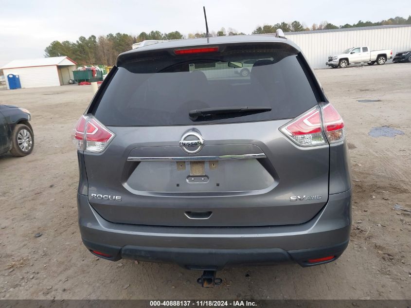 2016 Nissan Rogue Sv VIN: JN8AT2MV7GW146937 Lot: 40888137