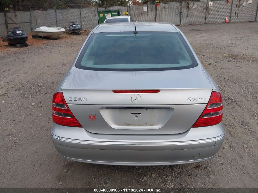 2005 Mercedes-Benz E 320 4Matic VIN: WDBUF82JX5X170996 Lot: 40888165