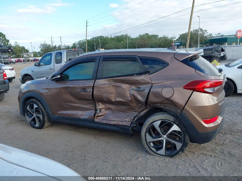 2016 Hyundai Tucson Limited VIN: KM8J33A28GU189279 Lot: 40888211