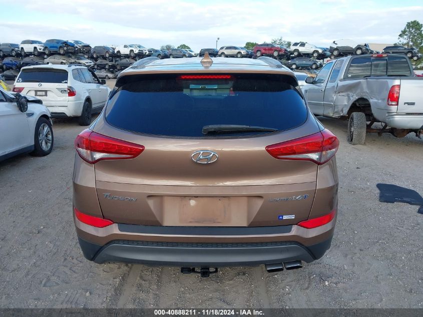 2016 Hyundai Tucson Limited VIN: KM8J33A28GU189279 Lot: 40888211