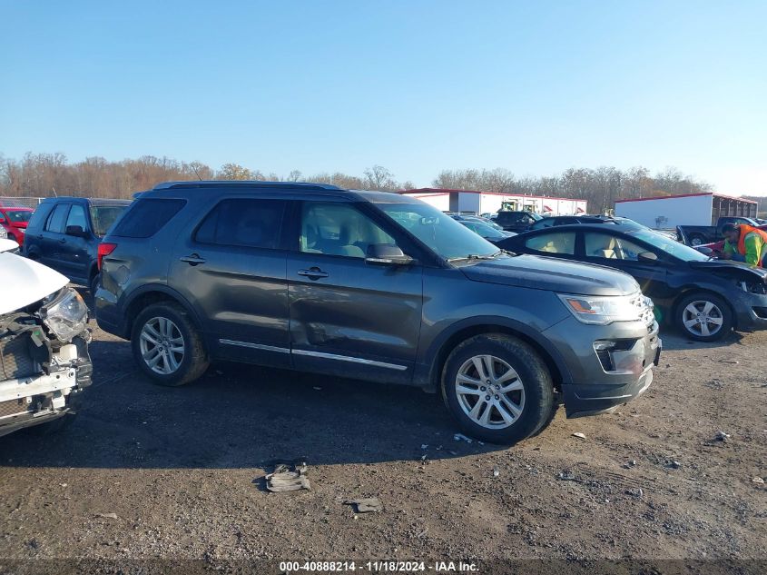 2018 Ford Explorer Xlt VIN: 1FM5K8D87JGC31528 Lot: 40888214