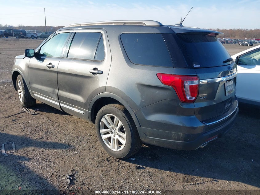VIN 1FM5K8D87JGC31528 2018 FORD EXPLORER XLT