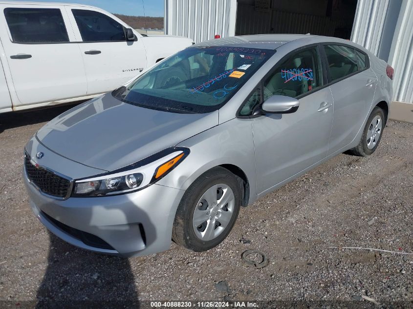 VIN 3KPFL4A70JE226567 2018 KIA Forte, LX no.2