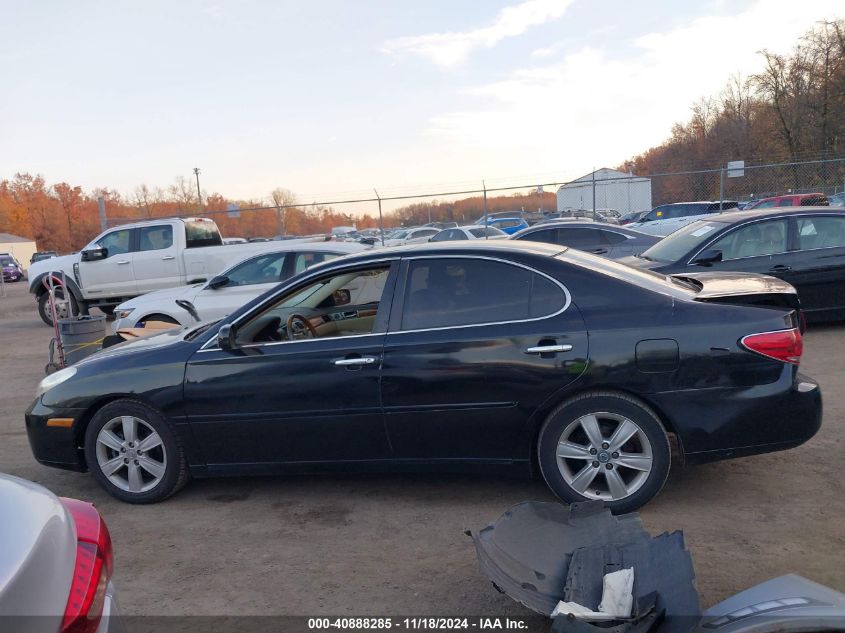 2005 Lexus Es 330 VIN: JTHBA30G255138300 Lot: 40888285