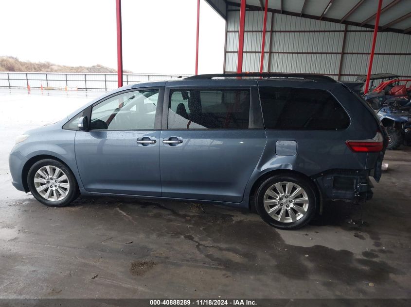 2015 Toyota Sienna Limited 7 Passenger VIN: 5TDYK3DC1FS536576 Lot: 40888289