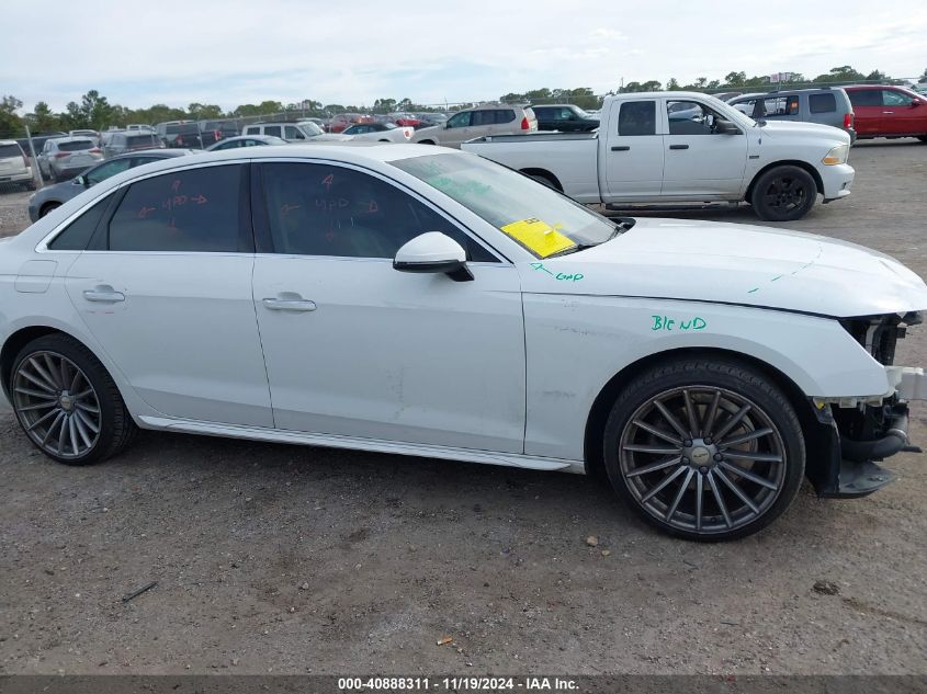 2020 Audi A4 Premium 40 Tfsi Front-Wheel Drive S Tronic VIN: WAUGMAF49LA041175 Lot: 40888311