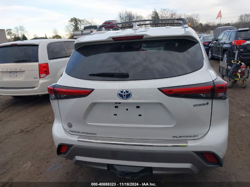 2023 Toyota Highlander Hybrid Platinum VIN: 5TDEBRCH0PS573347 Lot: 40888323