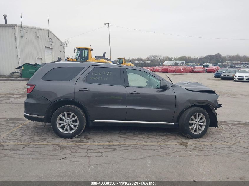 2015 Dodge Durango Sxt VIN: 1C4RDJAGXFC710236 Lot: 40888358