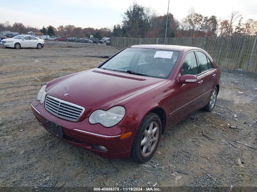 2002 Mercedes-Benz C 240 VIN: WDBRF61JX2F255348 Lot: 40888375