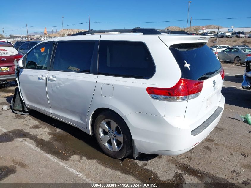 2012 Toyota Sienna Le V6 8 Passenger VIN: 5TDKK3DCXCS211331 Lot: 40888381