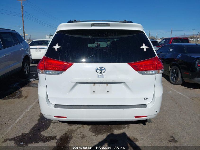 2012 Toyota Sienna Le V6 8 Passenger VIN: 5TDKK3DCXCS211331 Lot: 40888381