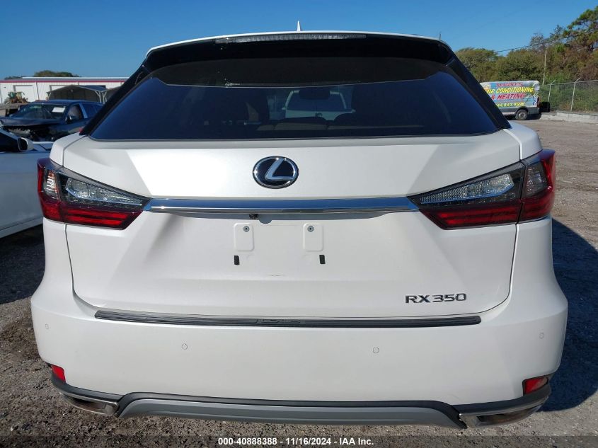 2021 Lexus Rx 350 VIN: 2T2HZMAA6MC196296 Lot: 40888388