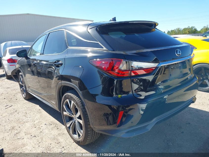 VIN 2T2BGMCA7HC019643 2017 Lexus RX, 450H no.3