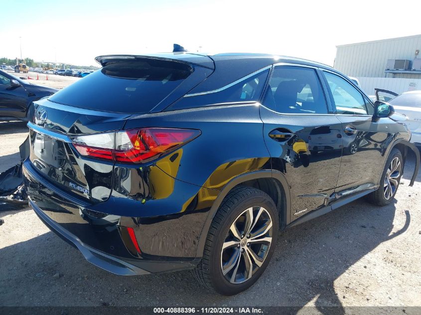 VIN 2T2BGMCA7HC019643 2017 Lexus RX, 450H no.4