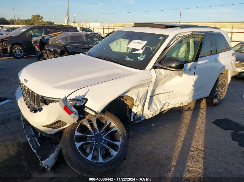 2022 Jeep Grand Cherokee Overland 4X2 VIN: 1C4RJGDG9N8637059 Lot: 40888442