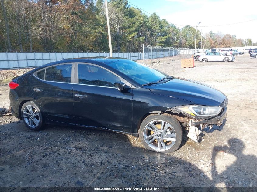 2017 Hyundai Elantra Se/Value/Limited VIN: KMHD84LF9HU156460 Lot: 40888459