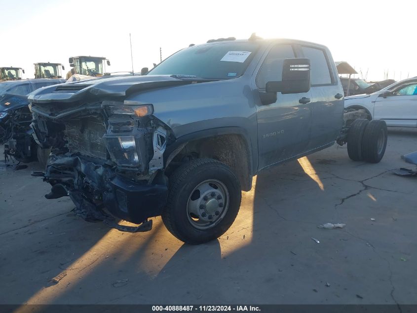 2024 Chevrolet Silverado 3500Hd 4Wd Long Bed Work Truck VIN: 1GB4YSEY9RF191968 Lot: 40888487