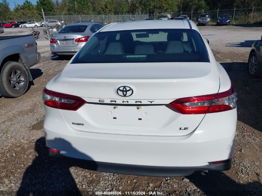 2018 Toyota Camry Le VIN: 4T1B11HK3JU147016 Lot: 40888506